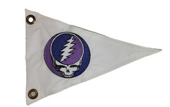 Custom Grateful Dead Stealie Triangle Safety Flag Burgee SAILBOAT KAYAK trike