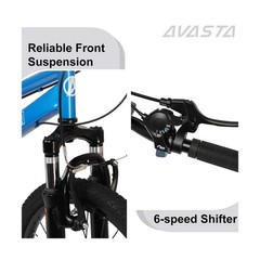 AVASTA Govet 20» Kids Mountain Bike for 6-12 Years Old Boys Girls with Suspe…