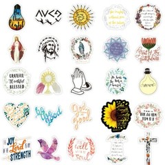 50PCS Jesus Aphorisms Vinyl Stickers Laptop Luggage Decals Dope Sticker us saler