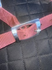 2-Ply Nylon Horse Halter w/ Crystal Rhinestones. Heavy Metal Buckles & Snap- New