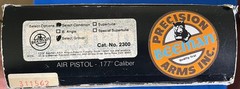 Rare Beeman San Rafael import P1 .177 cal – 4.5mm air pistol made in W. Germany
