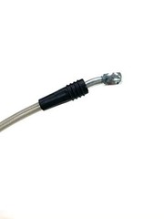 Universal Braided Stainless Brake Hoses Long with 10mm Banjo Hole 18 Inches