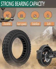 10X2.0 Solid Tire, Off Road, Replacement for 10×2-6.1 10×2/54-152 Scooter Tir…