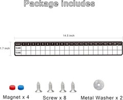 Cornhole Scoreboard Tracker Steel Score Keeper: Durable Corn Hole Scoreboards fo
