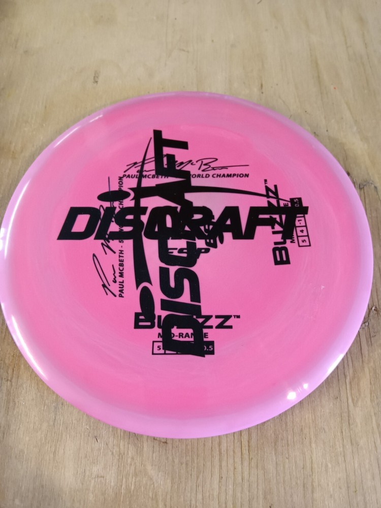 Discraft Esp Paul Mcbeth 5x Buzzz Pink 167-169g