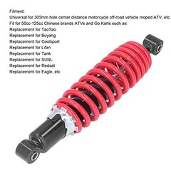 Rear Shock Damper , 305mm Rear Shock Absorber for Off Road Motorcycle Quad ATV