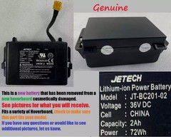 JETECH Li-ion Battery 36V JT-BC201-02 2Ah 72Wh 🔴ORIGINAL