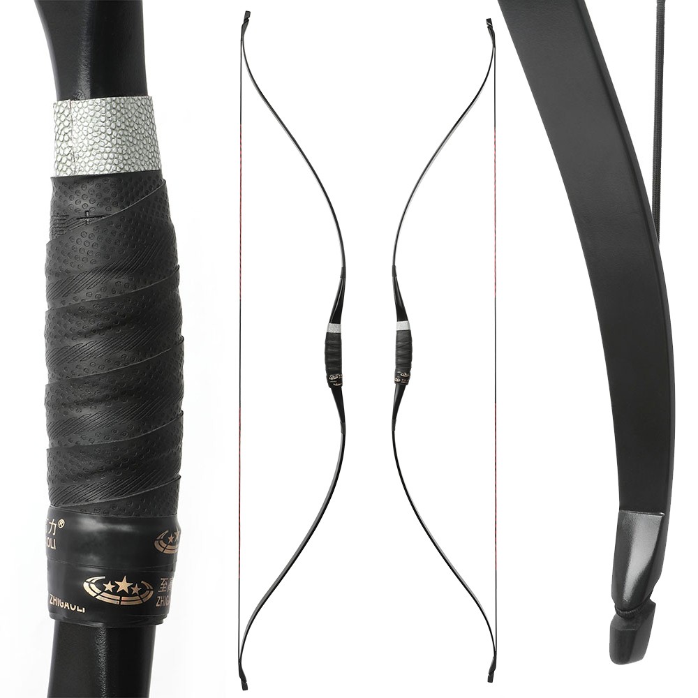 51″ Archery 20-50lbs Traditional Recurve Bow Longbow Horse Riding Hunting Shoot