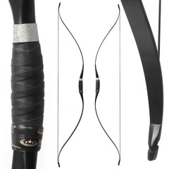 51″ Archery 20-50lbs Traditional Recurve Bow Longbow Horse Riding Hunting Shoot