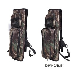 SAS Archery Back Arrow Quiver Hunting Target with Two Front Pockets 600D