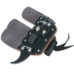 SAS Elite Aluminum Suede and Leather Finger Tab Archery Recurve Bow Range Guard