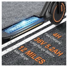 VOLPAM Electric Scooter, 350W/500W Motor, Max 21-28 Miles Range, 19/21 Mph To…