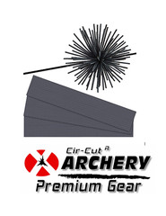 12 PRO CAMO RUBBER TIE ON Bow String Silencers ARCHERY STOP NOISE & VIBRATION