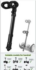 step|thought GYL Handlebar for Segway Ninebot miniPRO/miniLITE/S Silver Upgrade