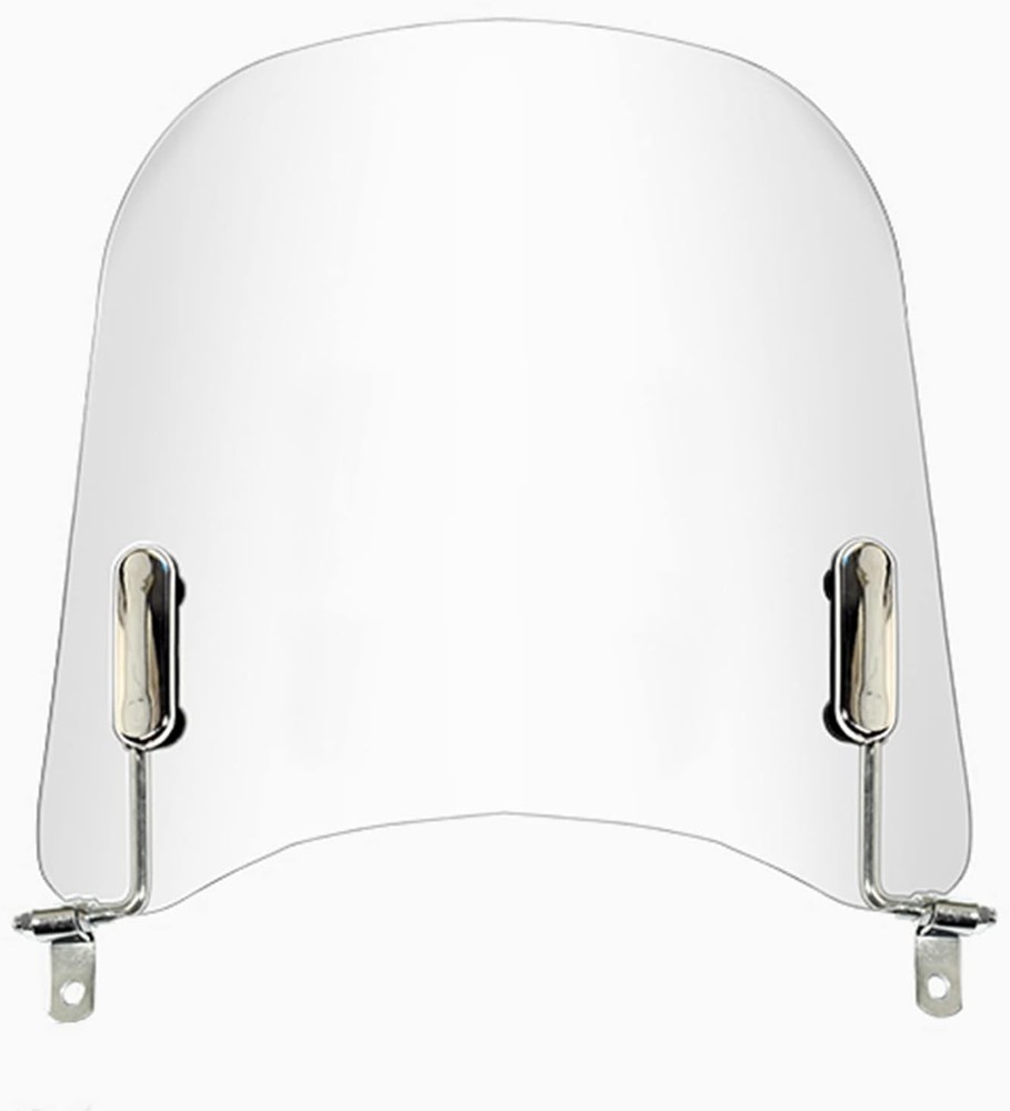 Universal Motorcycle Windshields 16.5″x17.2″ Windscreen Wind Splitter Wind