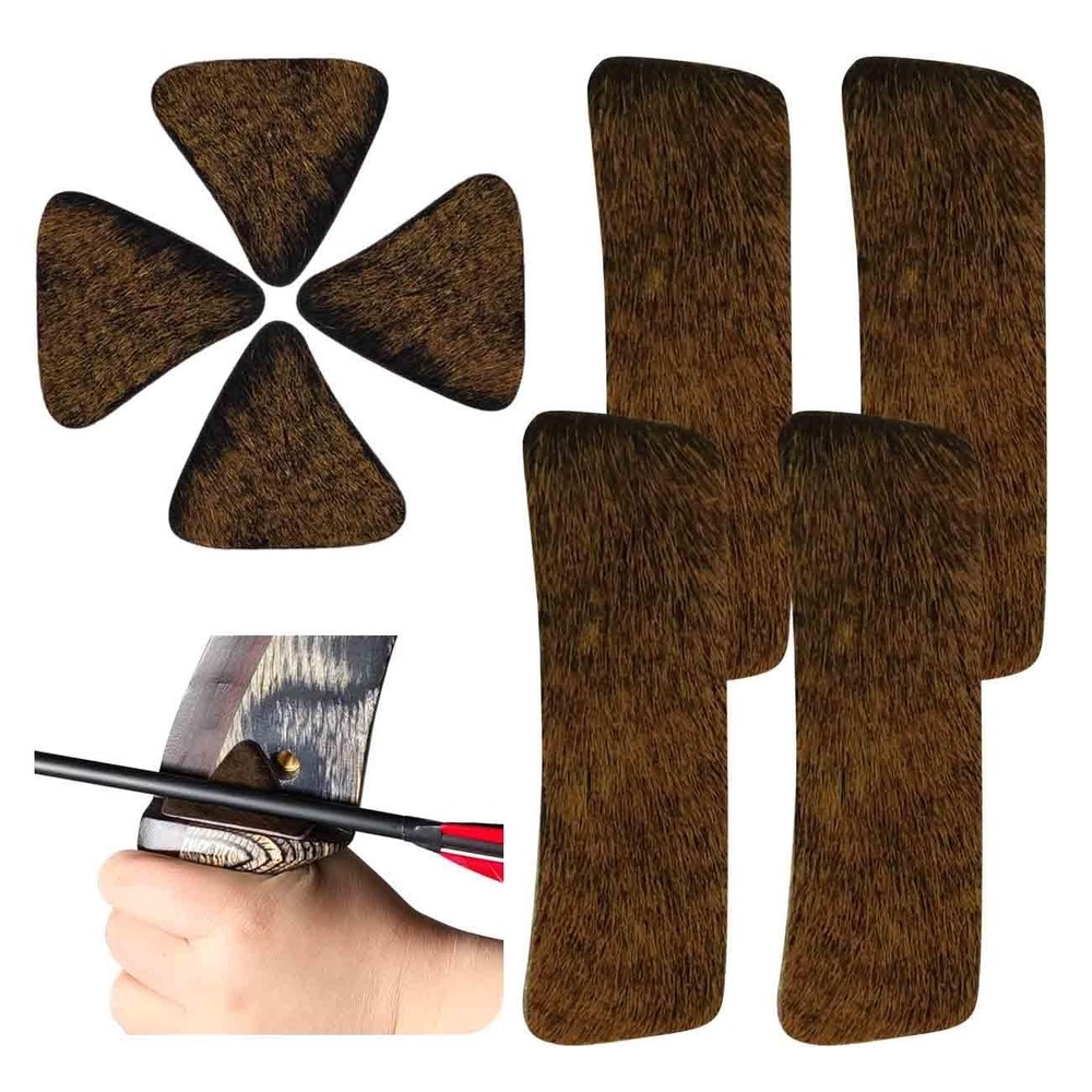 Fur Arrow Rest Stick on Recurve Bow Riser Adhesive Backed Sticker on Longbow …
