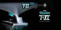 Thunder Skateboard Trucks T-II Polished Silver – Choose Size
