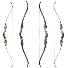 62″ ILF Recurve Takedown Bow 25-60lbs Archery Hunting Shooting Carbon Arrows