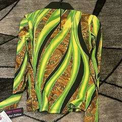 Women’s Hobby Horse Limited Edition Western Show, Horsemanship Lime Paisile