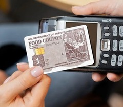 Food Stamps Welfare USDA Funny Skin Credit Debit Card Sticker Cover Set