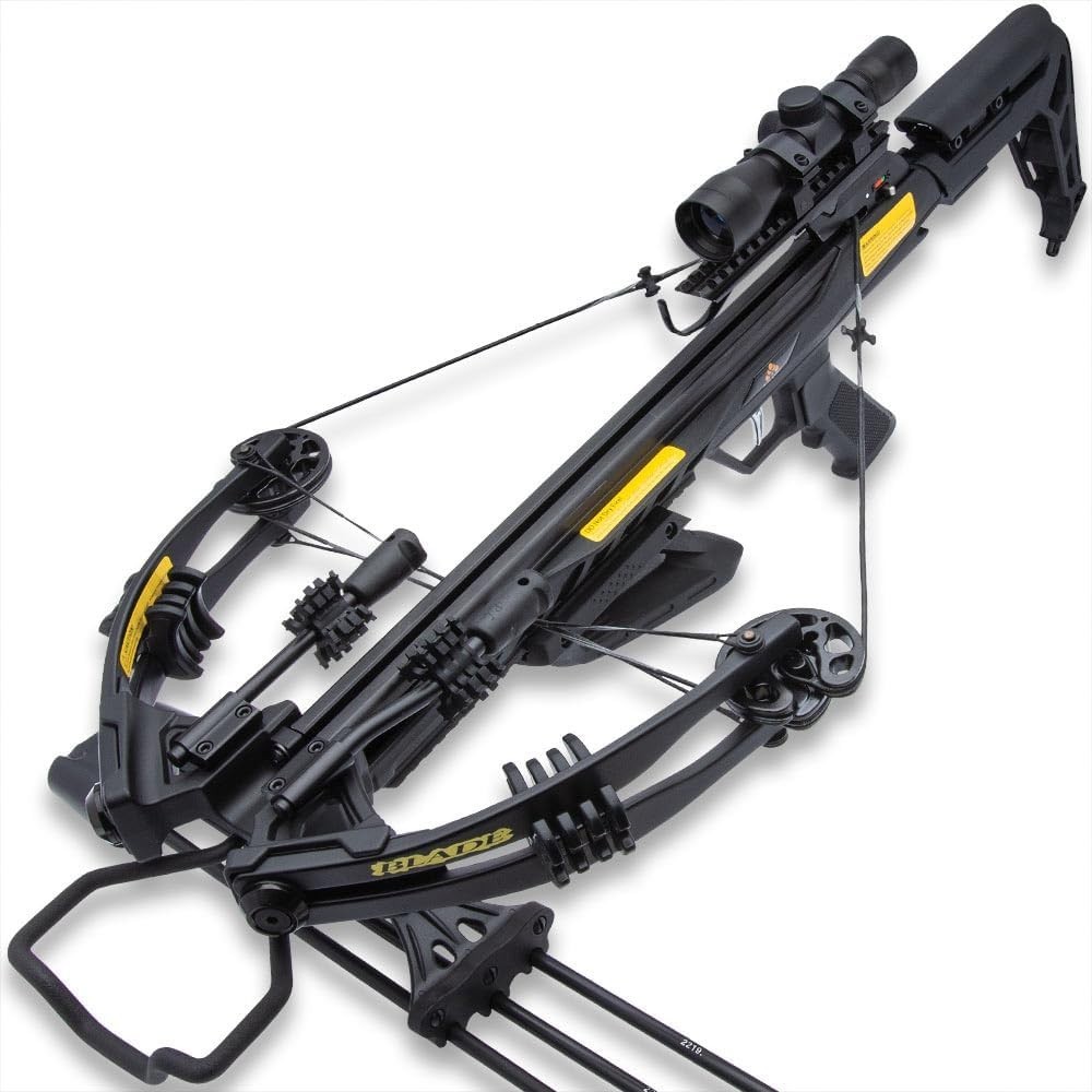 Avalanche Thunderstruck Blade Crossbow with Scope | 175-LB Draw-Weight | 340 FPS