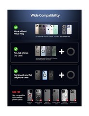 JOYROOM for MagSafe Car Mount Charger with Rotatable Charging Panel… Fast Ship