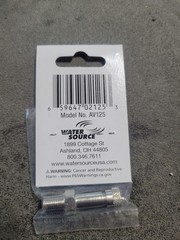 Air Valve, Chrome & Zinc-Plated, 1/8-In. -AV125