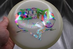 Rare Discraft Mega Glow Luna w/Rainbow Foil Battle Pack Misprint 173-74g