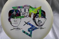 Rare Discraft Mega Glow Luna w/Rainbow Foil Battle Pack Misprint 173-74g