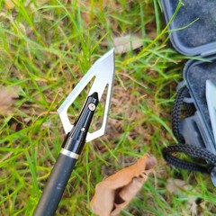 Archery 100 Grain Hunting Broadheads Arrowheads Arrow Heads Tips for Shooting