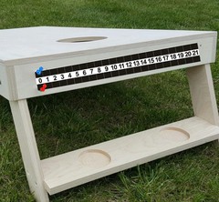 Cornhole Metal Steel Durable Scoreboard with Magnetic Score Keepers for Corn Hol