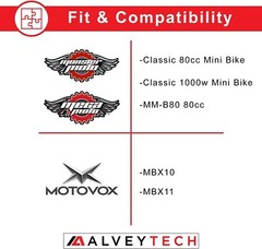 85 mm Kickstand Spring for the Monster Moto MM-B80 Mini Bike – Chrome Universal