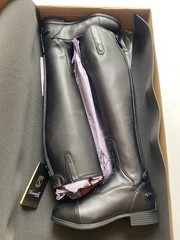 Tredstep Donatello III FIELD Size 8 Calf Reg 13.5 Height Tall 19 BLACK New InBox
