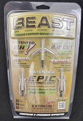 Bowmar Beast Broadheads 2.0 Inch 100 Grain 3 Pack New