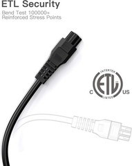 10ft Power Cord Fast Charging Cable Compatible with Ninebot by Segway P65/P100S/