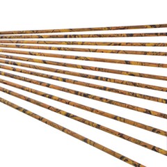 30″ Carbon Arrows SP500 4» Turkey Feather Screw Tips Points Archery Bow Hunting