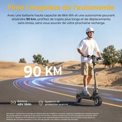 Ausom Gosoul 2 Pro Electric Scooter Adult 2*1400W Motor,56mi Max Range E-Scooter