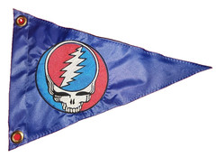 Custom Grateful Dead Stealie Triangle Safety Flag Burgee SAILBOAT KAYAK trike