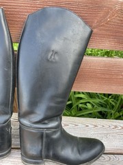 Effingham Boot 1000M Womens Size 9 E Black Pull On 18 Inches Bond Boot Company