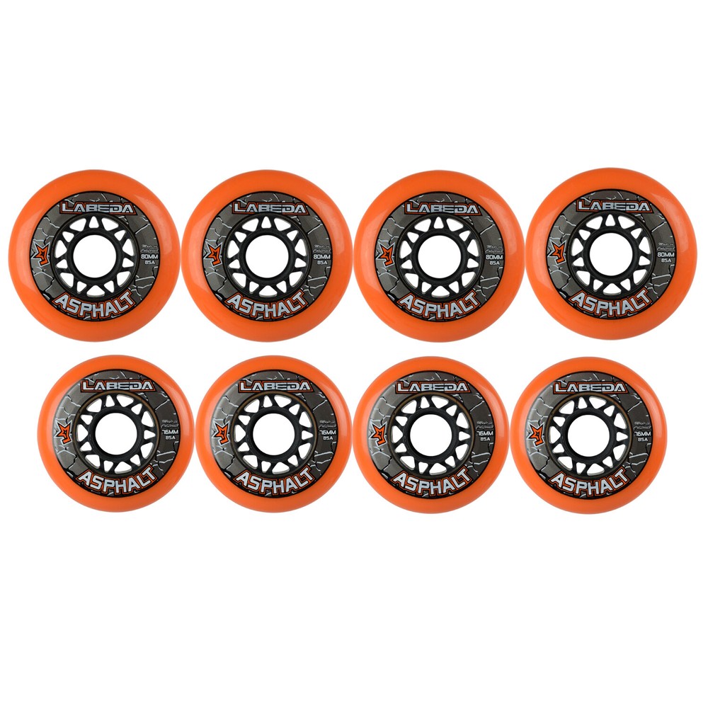 Labeda Gripper Asphalt Outdoor Inline Roller Hockey Wheels 76mm / 80mm HILO Oran
