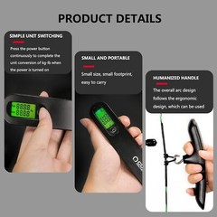 Archery Bow Scale Digital 110lbs Draw Weight Peak Compound Recurve Bow Luggage