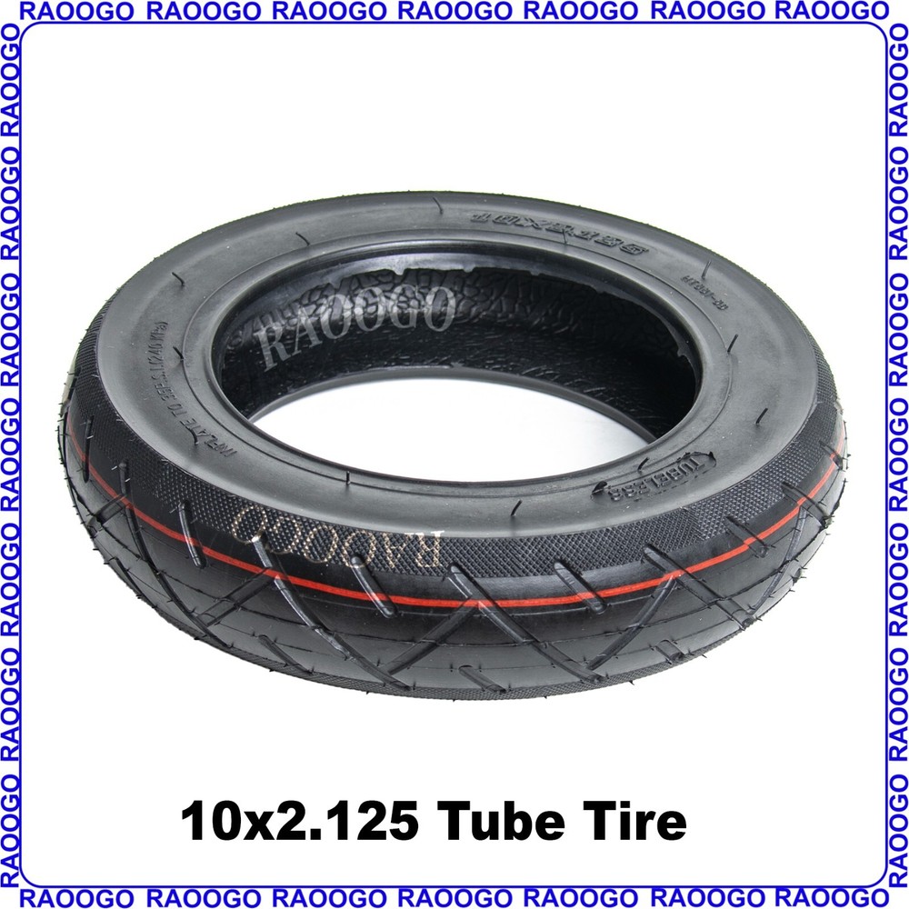 10×2.125 Tubeless Tire fit 10×2 Thick Rubber for Electric Scooter