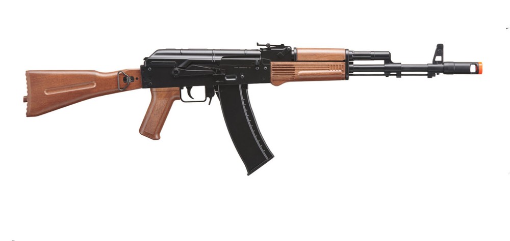 Well D74 AK47 Full Automatic AEG Airsoft Gun 6mm BB Rifle + Battery & Charger