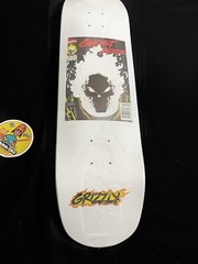 RARE Grizzly Marvel Ghost Rider Comic Book Cruiser Skateboard Deck Limited