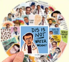 25 Piece Mix Lot 2” Dr. Now (600 Pound Life) Stickers, Mix, Decals FREE SHIPPING