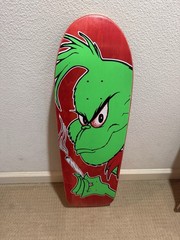 Grinch Prime Jason Lee Super Rare Red Colorway Skateboard Deck Ships Fast