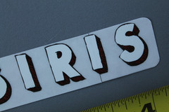 Osiris Skateboard Shoes Clear Black White 3D Z3C Vintage Skateboarding STICKER
