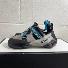 Scarpa Veloce Climbing Shoes Grey Maldive Hook & Loop Women’s 6 US/4 UK