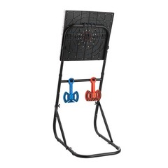 Axe Throwing Game Plastic Bristle Target with 8 Throwing Axes Set Steel Frame