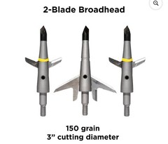 Swhacker SWH00219 Crossbow 100 Grain 1.75 inch Cut Broadhead – Set of 3